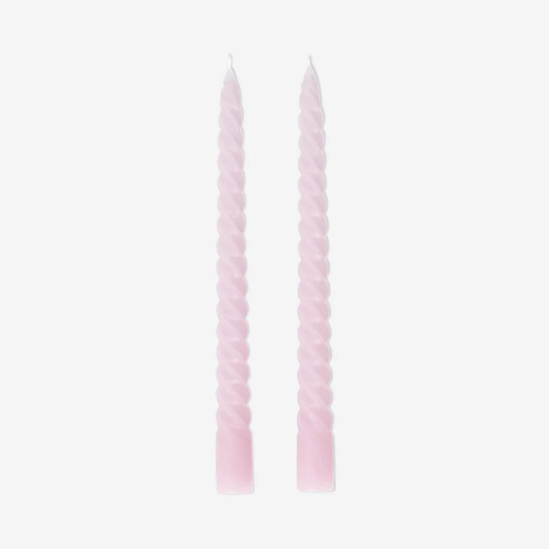 CL twisted dinner candles - 4 pcs