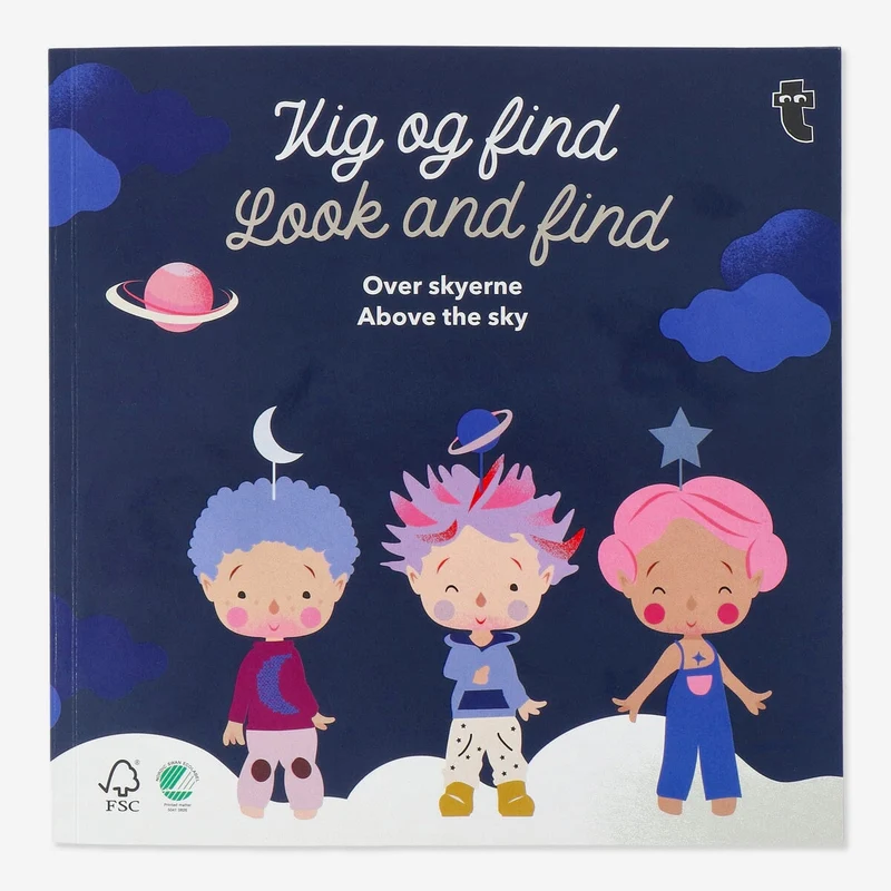 Look and find. Above the sky