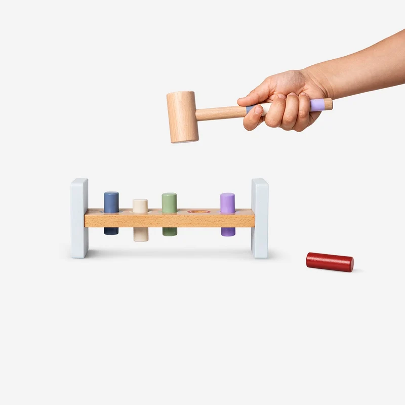 Wooden hammer bench