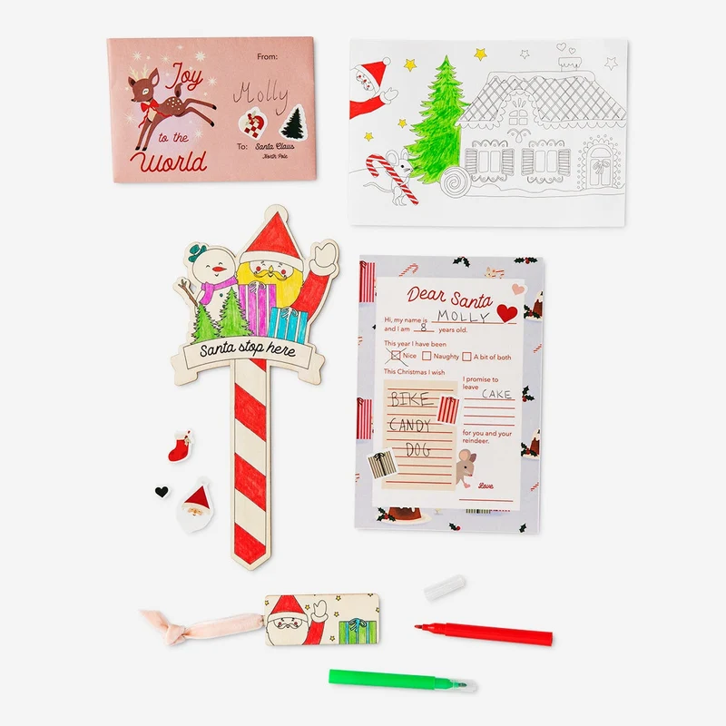 Santa's welcome kit