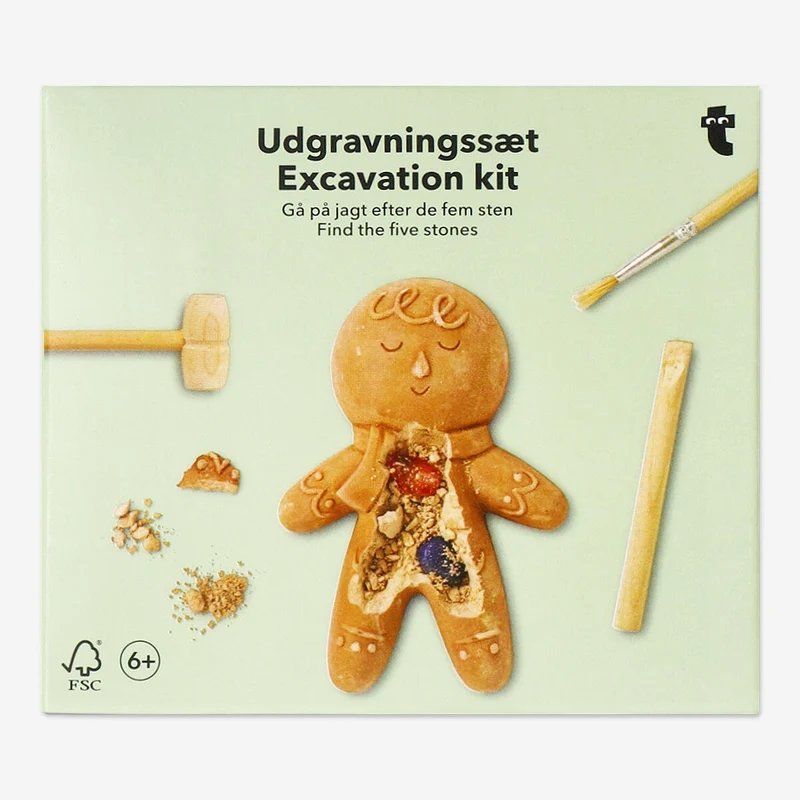 Gingerbread excavation kit