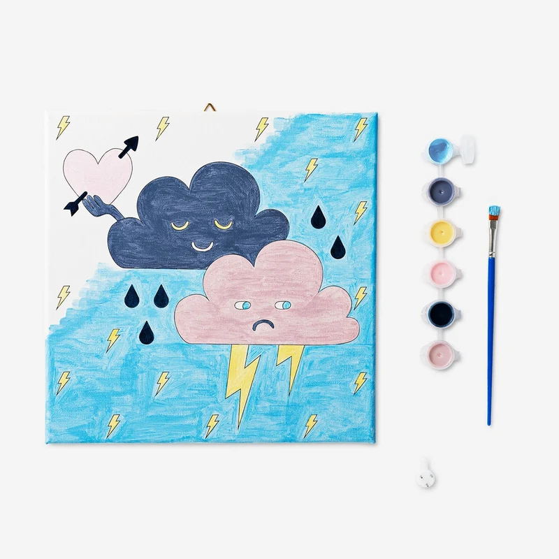 Canvas and paint