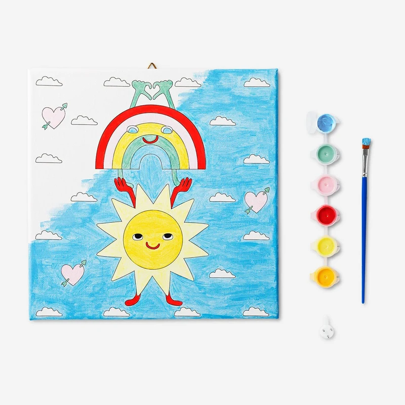 Canvas and paint