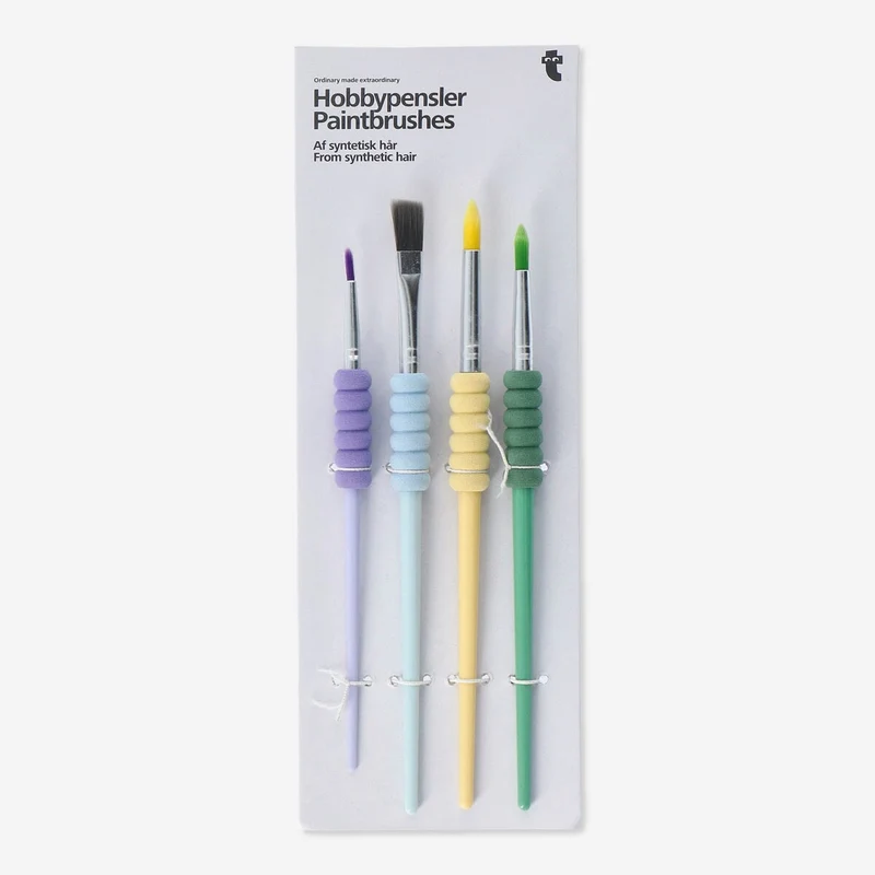 Paintbrushes. Synthetic hair