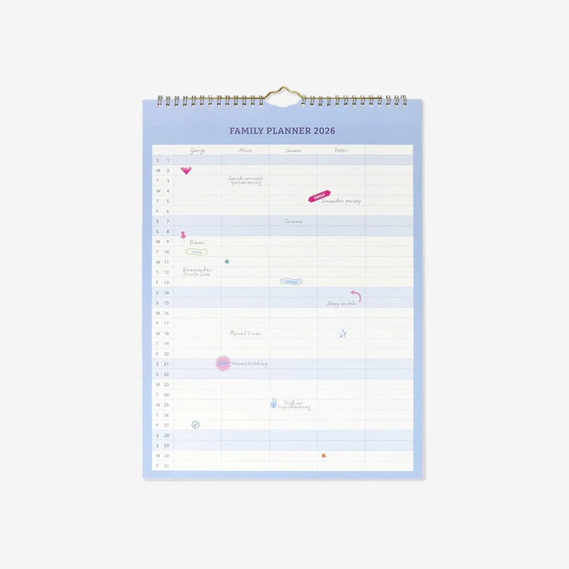 CL 2026 family planner