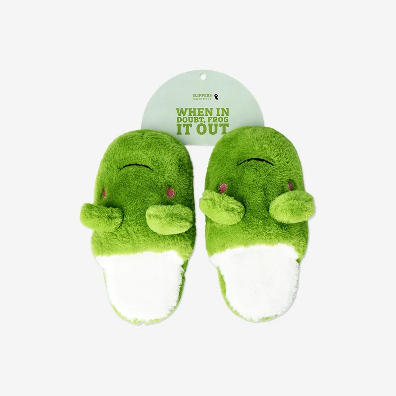 CL frog slippers