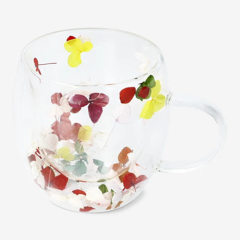 Mug with dried flower CL