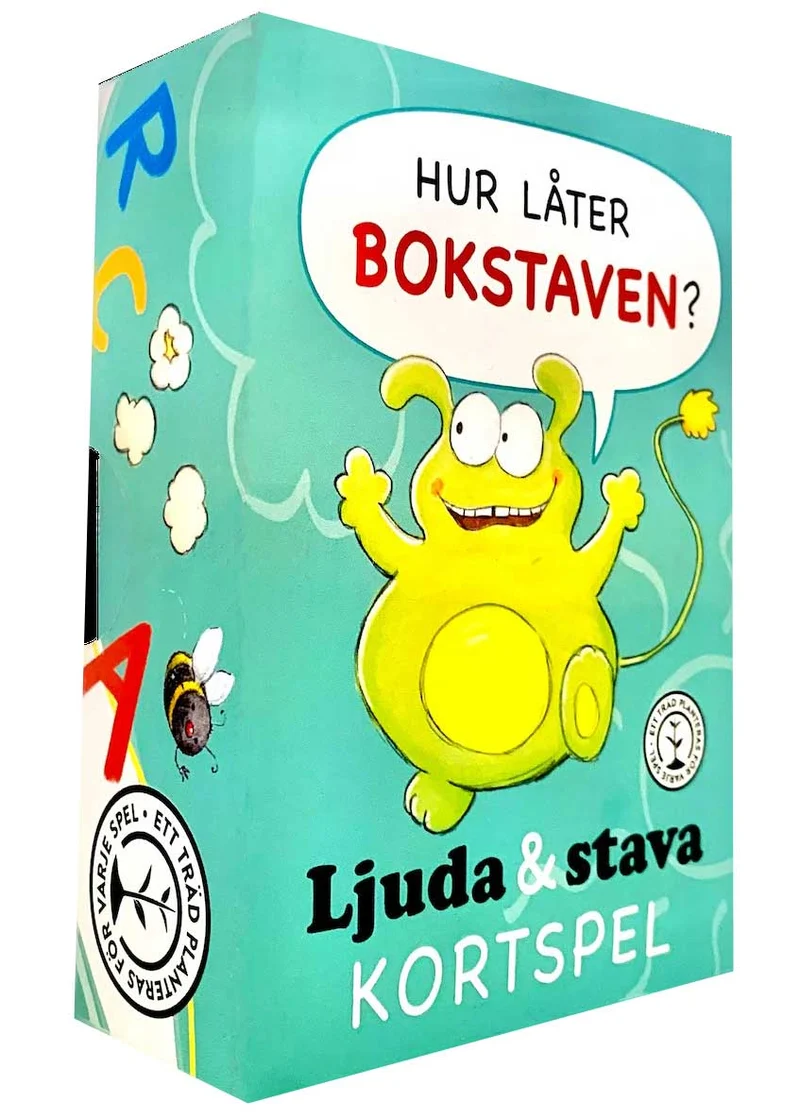 Hur låter bokstaven? Ljuda och Stava KORTSPEL
