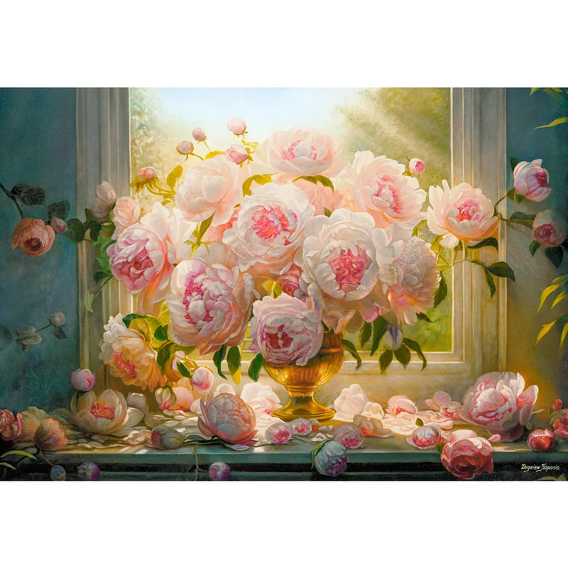 Hot summer peonies
