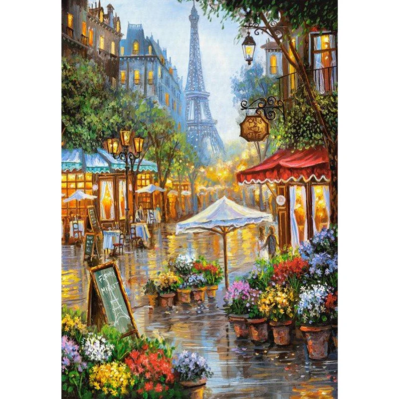 Blomstermarknad i Paris