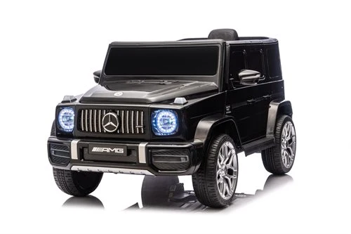 Elbil barn Mercedes AMG G63 2x12V Svart (Mjuka EVA-däck)