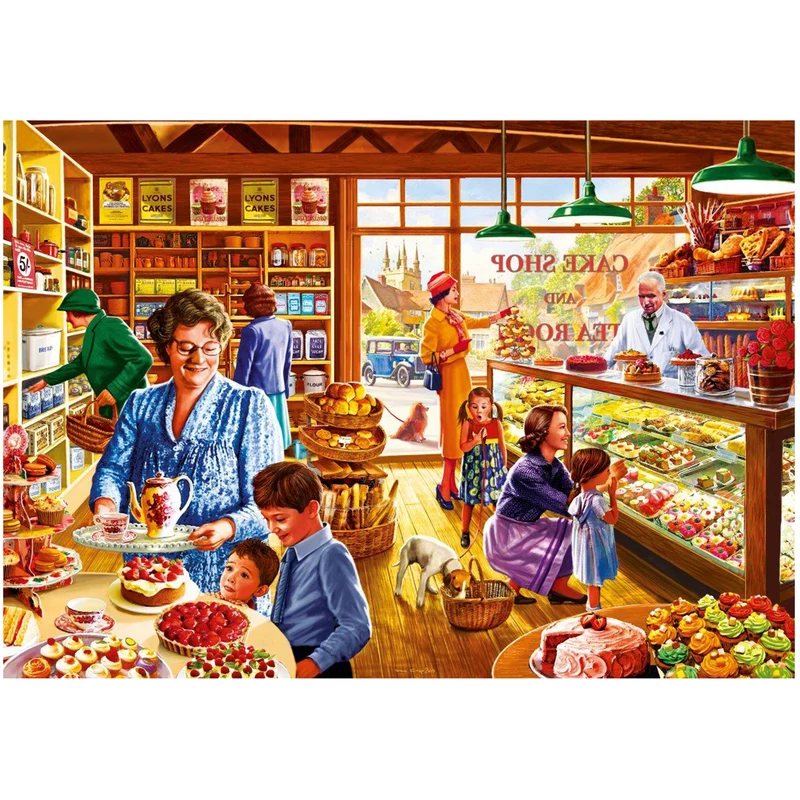 En nostalgisk kakbutik