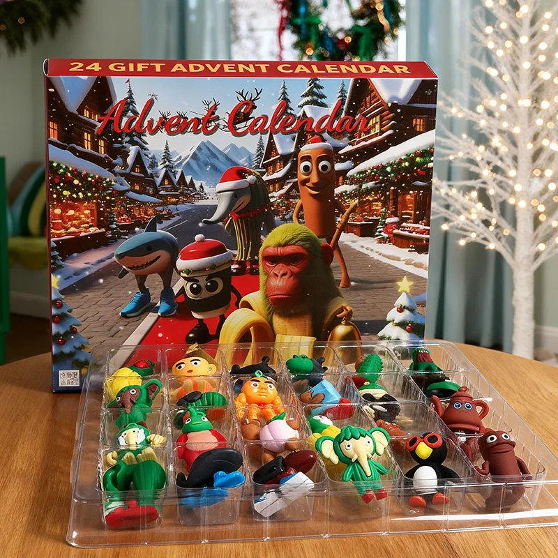Premium Edition - Brainrot Meme Adventskalender (24 överraskningar)