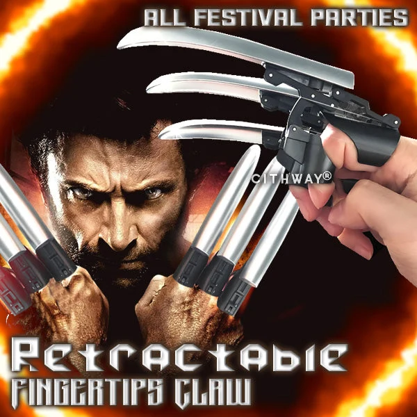 Wolverine Claws Retractable Fingertips Leksak Set