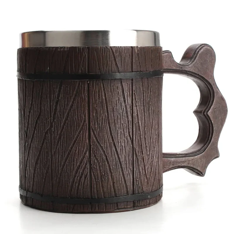 Mystic Brown Mug 450 ml Resin Stainless Steel Brown