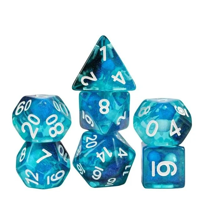 Ocean's Light Polyhedral Dice Set (7)