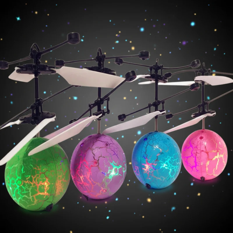 HoverFun – LED-belysning & pedagogiskt – Flygande fyrrotor-drönare