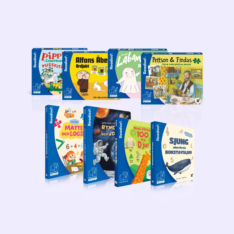 Väx ditt bibliotek – 4 valfria produkter