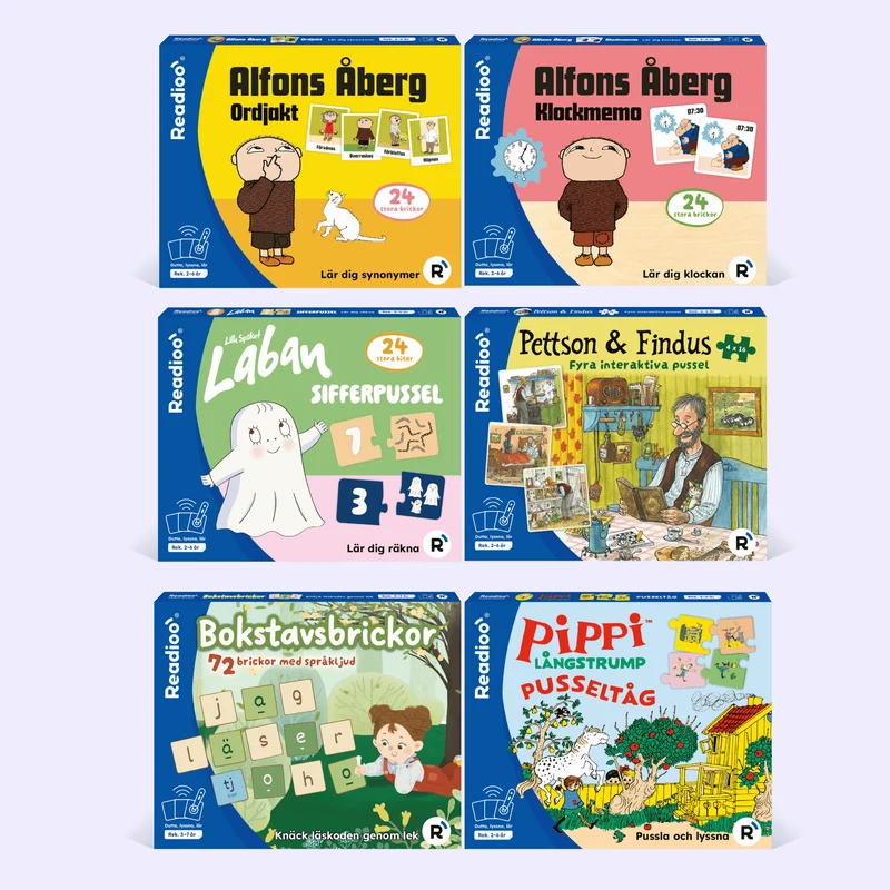[SV] Komplett paket: Pedagogiska spel & pussel
