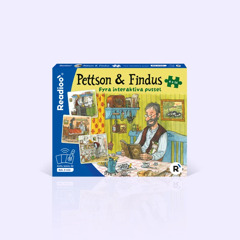 [SV] Pettson & Findus: Fyra interaktiva pussel