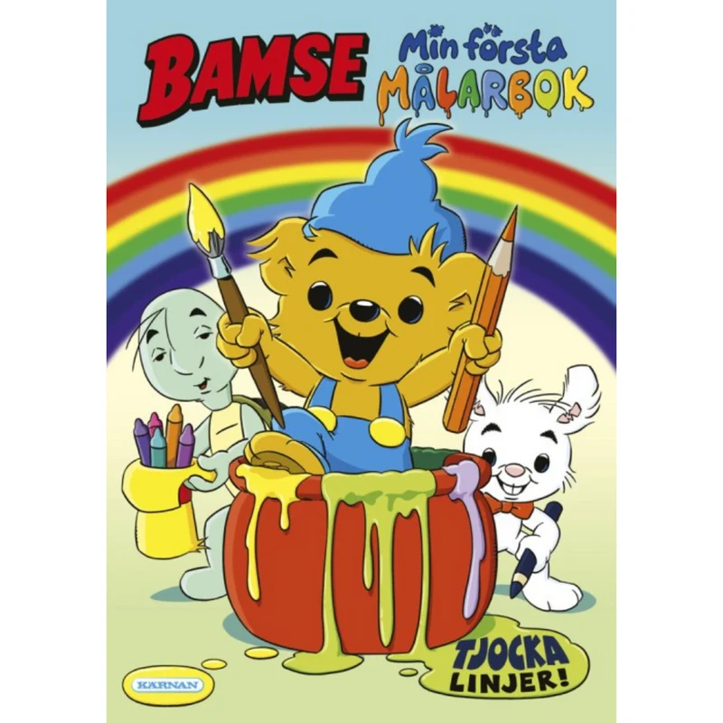 Bamses första målarbok