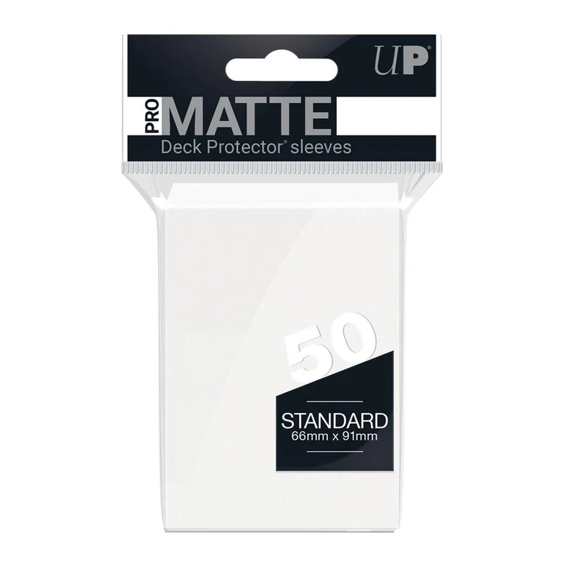 Standard Sleeves - Pro-Matte - Non Glare - White (50 Sleeves)