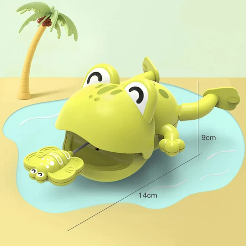 Smooth Splash Friends – Djurbad fulla av skoj - Grön groda