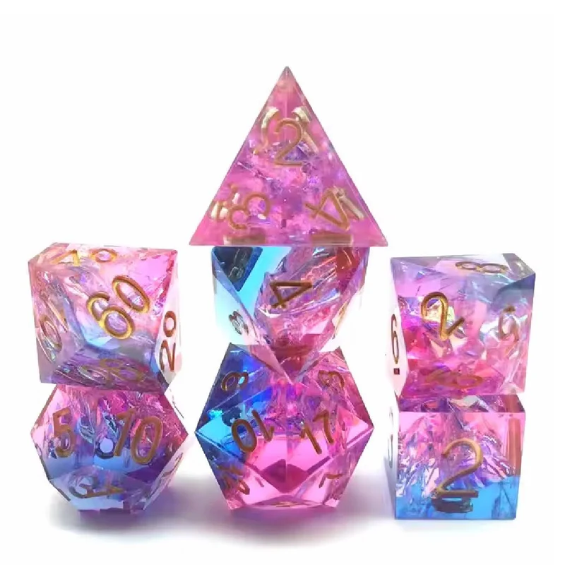 Aurora's Edge Sharp-Edge Dice Set (7)