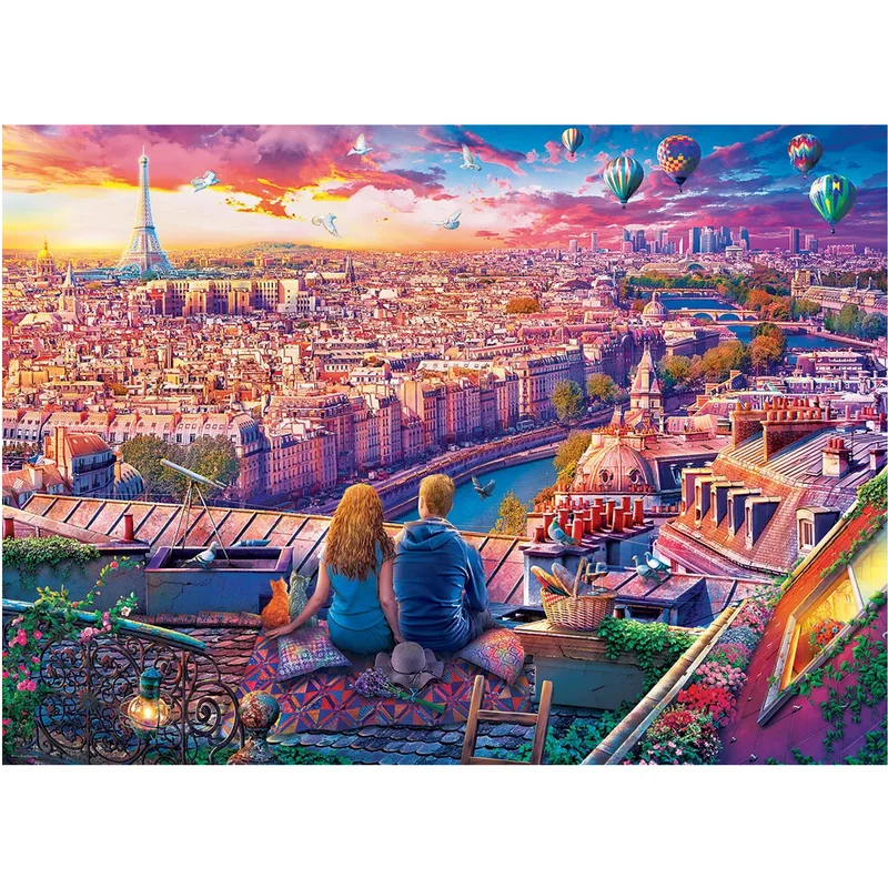 På ett tak i Paris