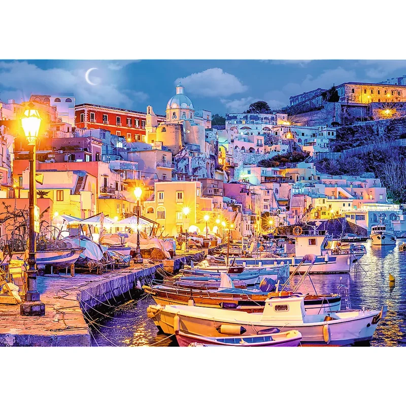 Procida Island by night