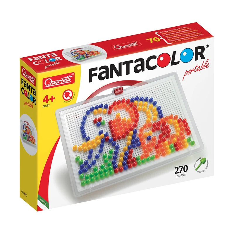 Quercetti Fanta Color spikbräda med 270 spikar