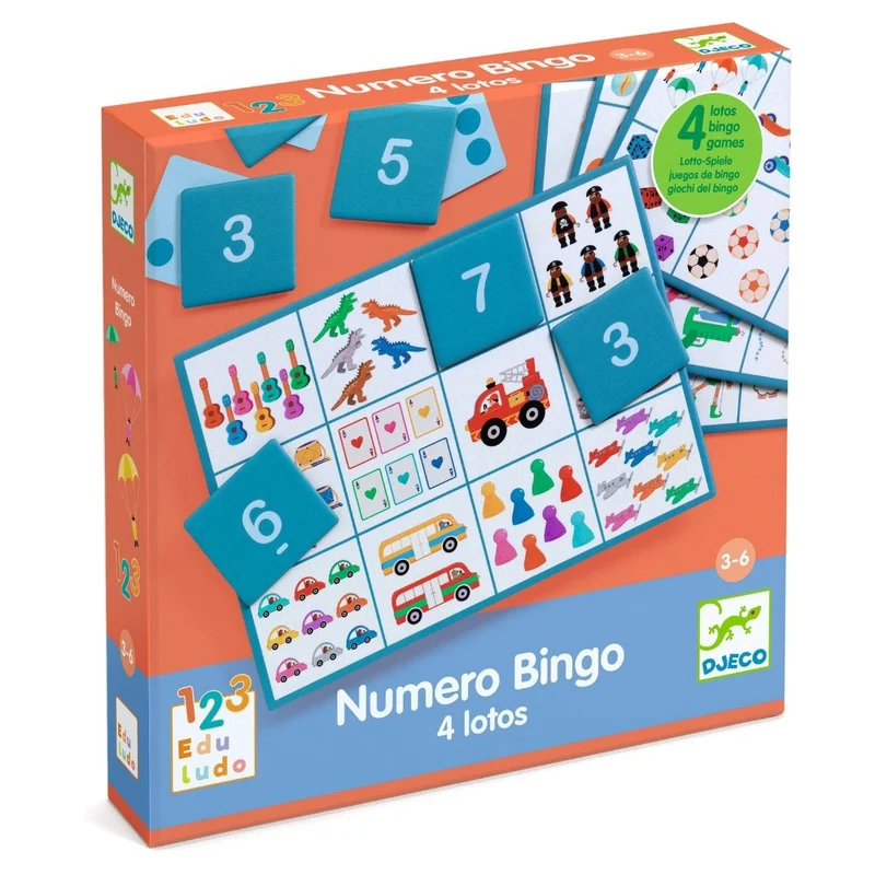 Djeco Eduludo, bildlotteri med siffror