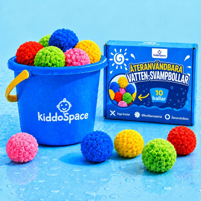 10 Extra vattensvampbollar