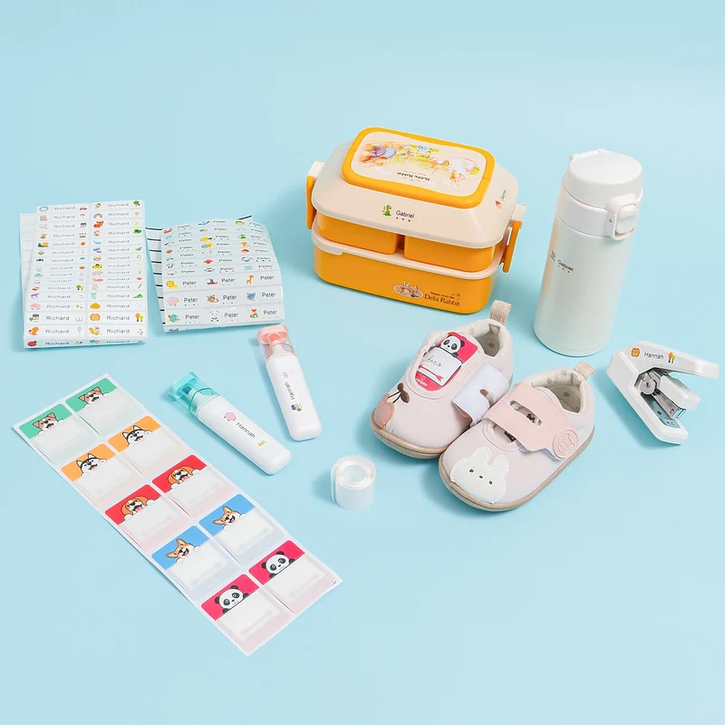 Komplett märkningskit-paket: (komplett märkningskit + 2 extra bläckpåfyllningar)