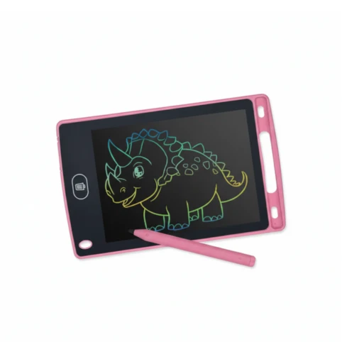 LCD Ritplatta för Barn – Digitalt Ritblock - 6,5 Tum - Rosa