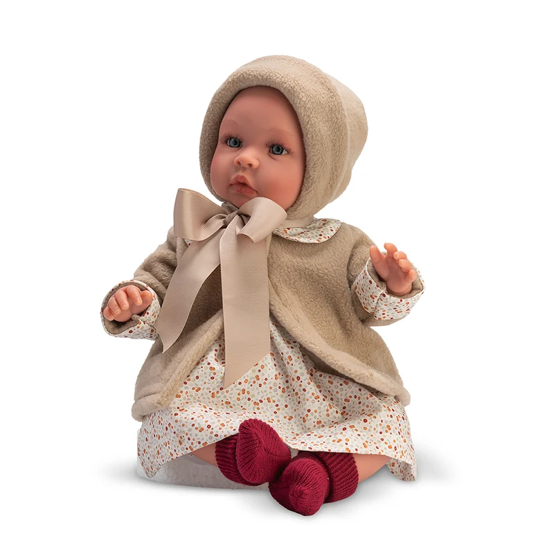 Así Leonora babydocka, 46 cm - Sandfärgad jacka
