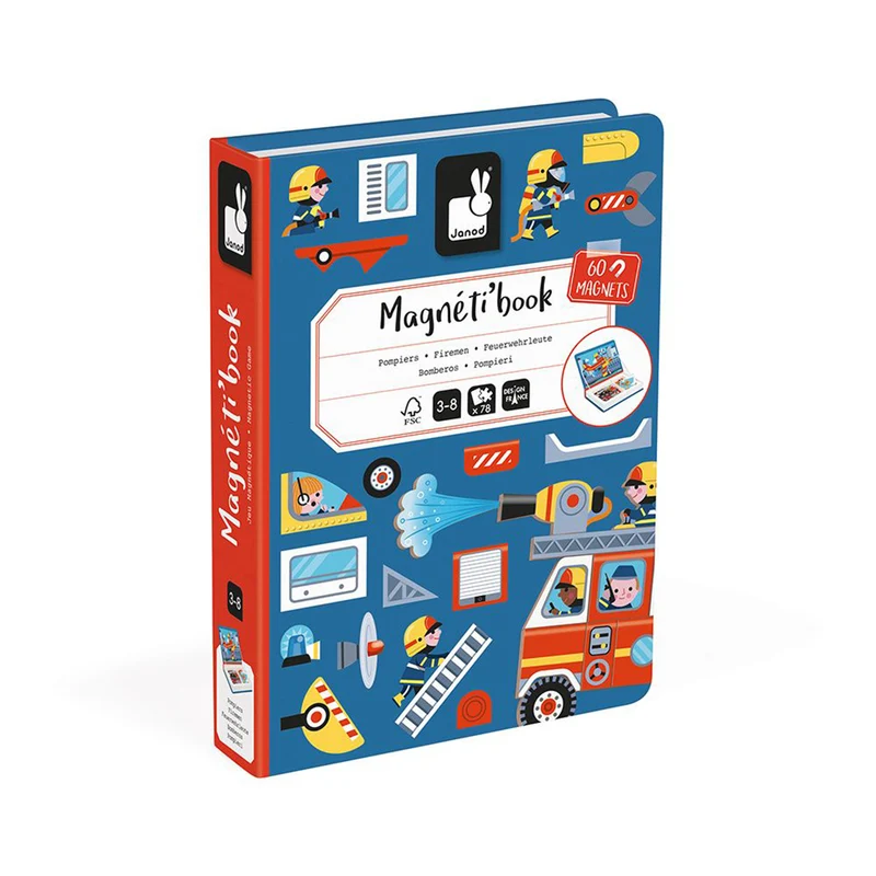 Magnetiskt spel från Janod, Brandman
