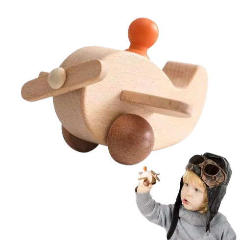 Montessori Träflygplan – Leksak Som Främjar Lärande
