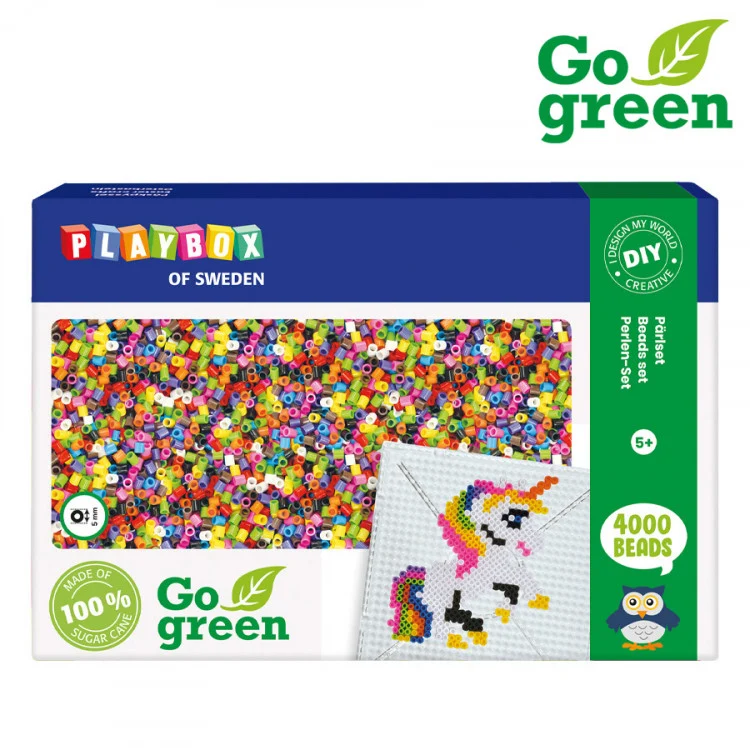 Pärlset Go green 4000 rörpärlor