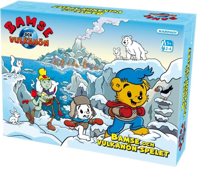 Spel Bamse och vulkanön