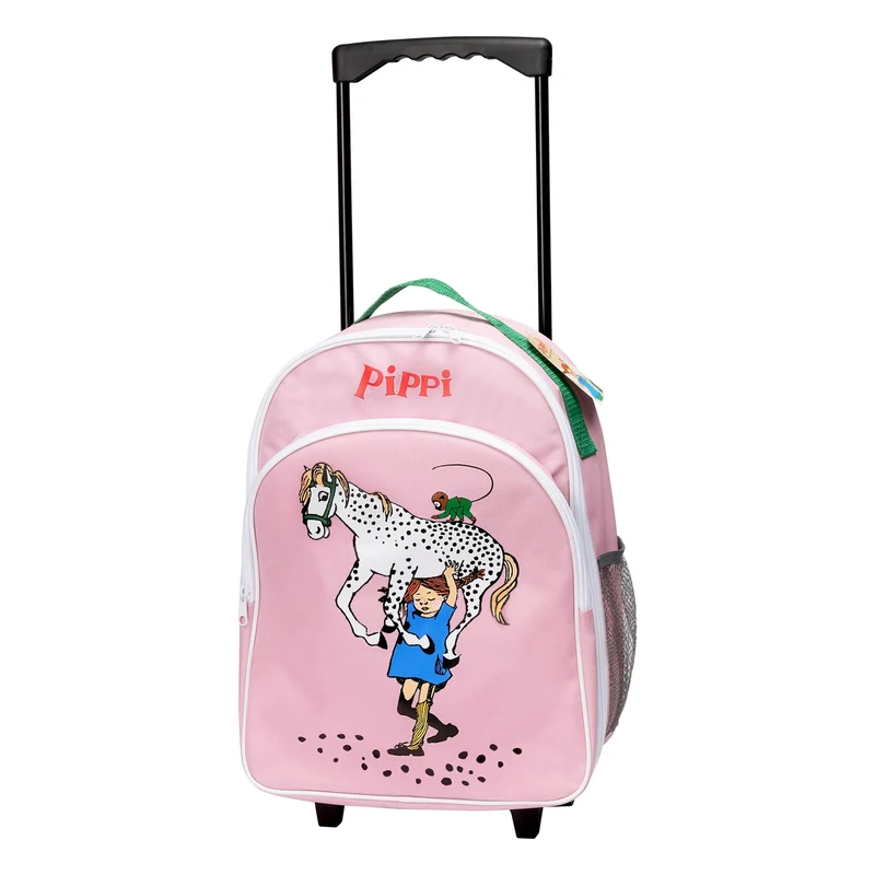 Pippi Rullväska Rosa med handtag