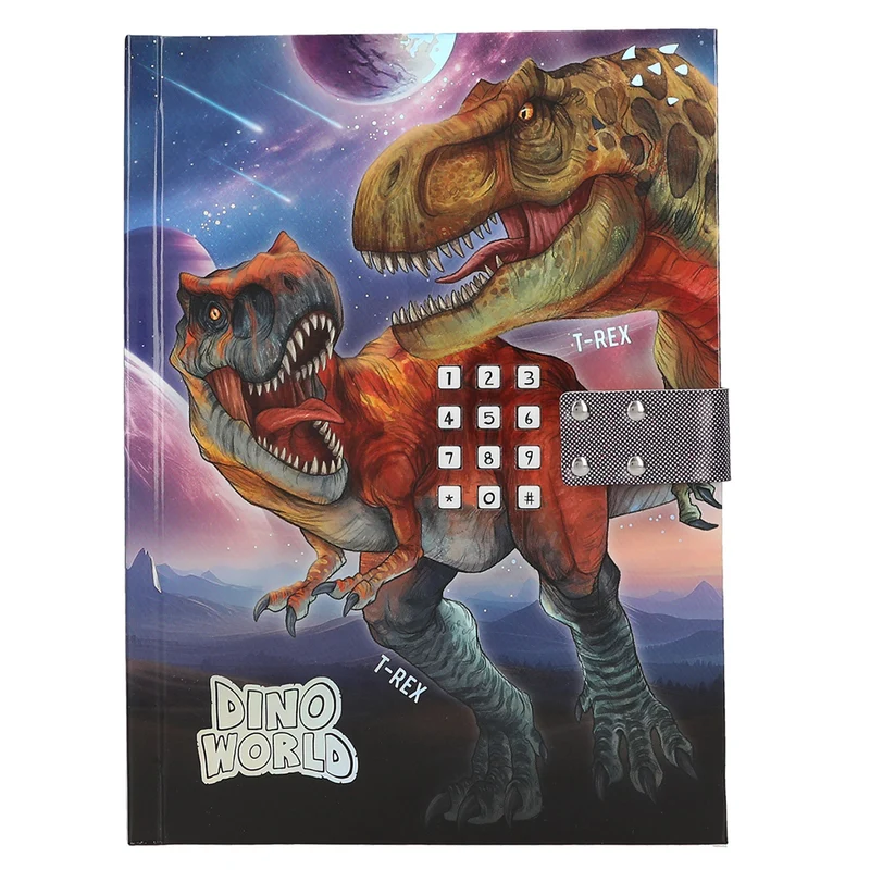 Dino World Dagbok med kod och ljud