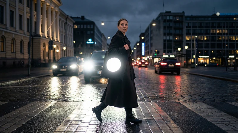Reflexväska med prickmotiv – DOT