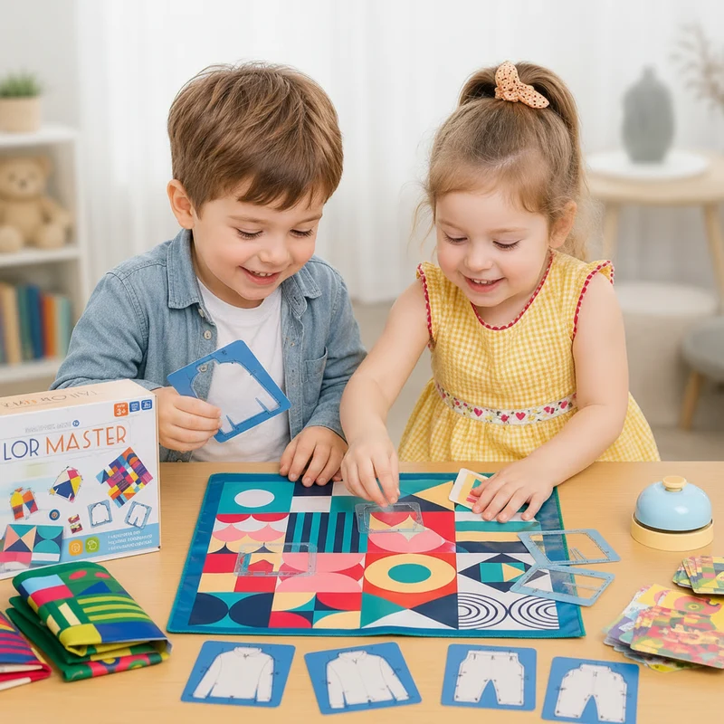 PatternMaster – Pedagogiskt & Strategiskt – Matchningsspel med färger och former