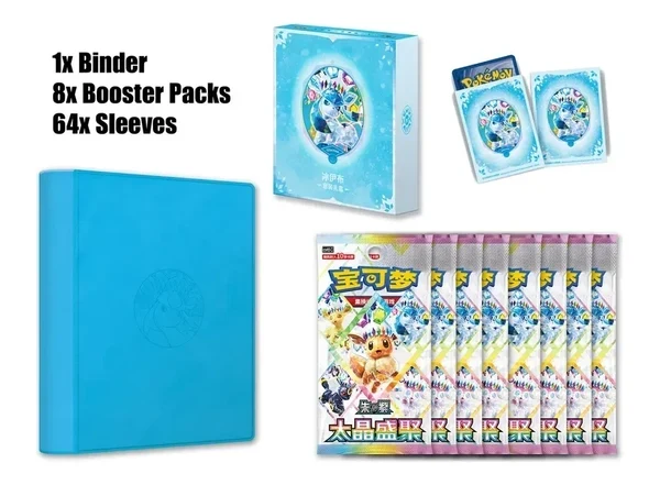 Pokemon Terastal Gathering Gift Box Set Glaceon (Kinesisk)
