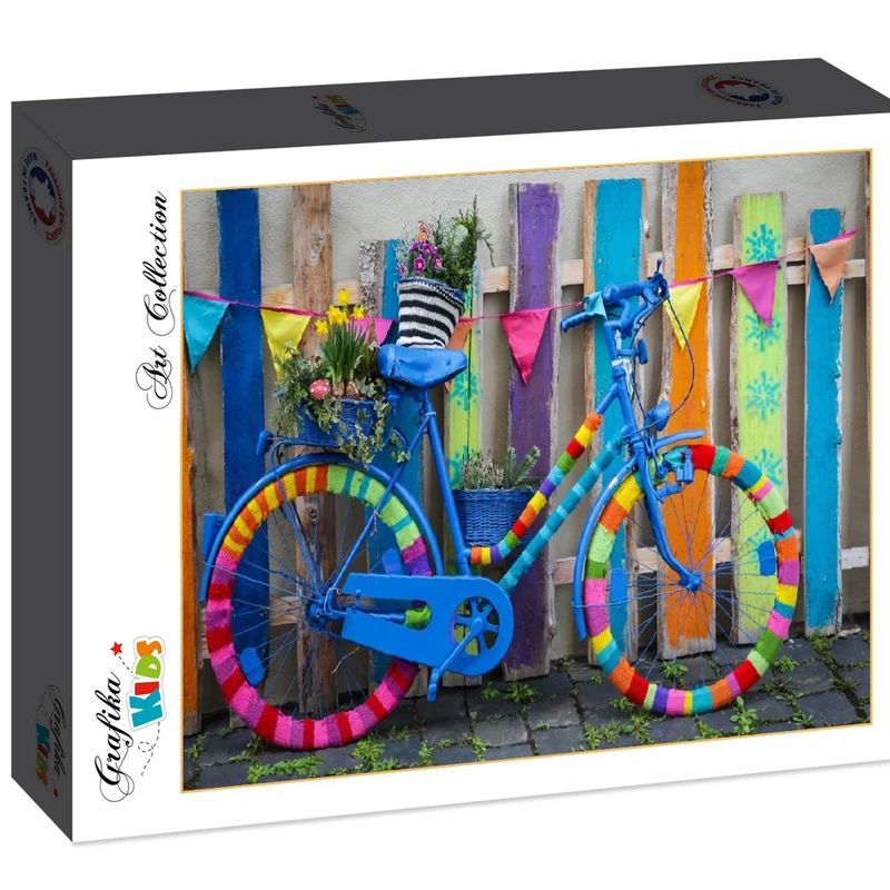 Min vackra färgglada cykel