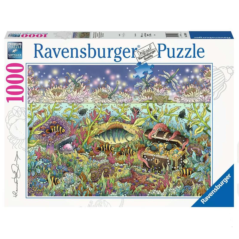 The underwater world at twilight