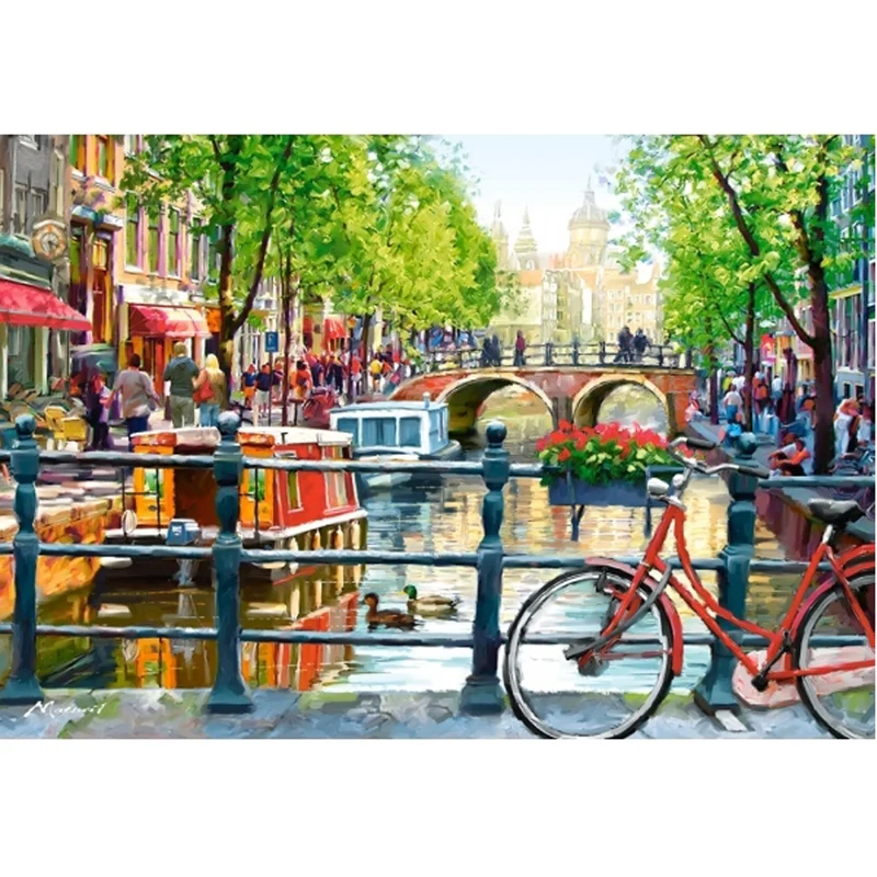 Färgglada Amsterdam