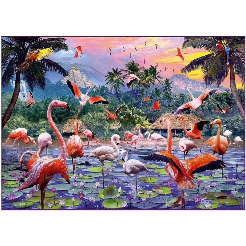 Rosa flamingos