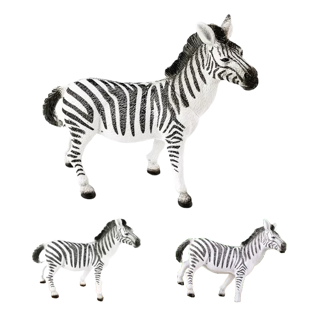 Realistisk Zebra Modelldjur – Upptäck savannens djur